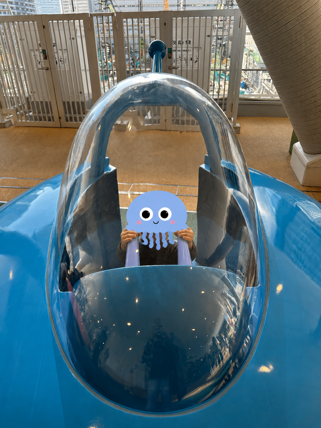 ドキンちゃんのUFOがある乗り物広場